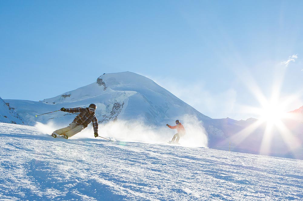 Sommerskigebiet Saas-Fee